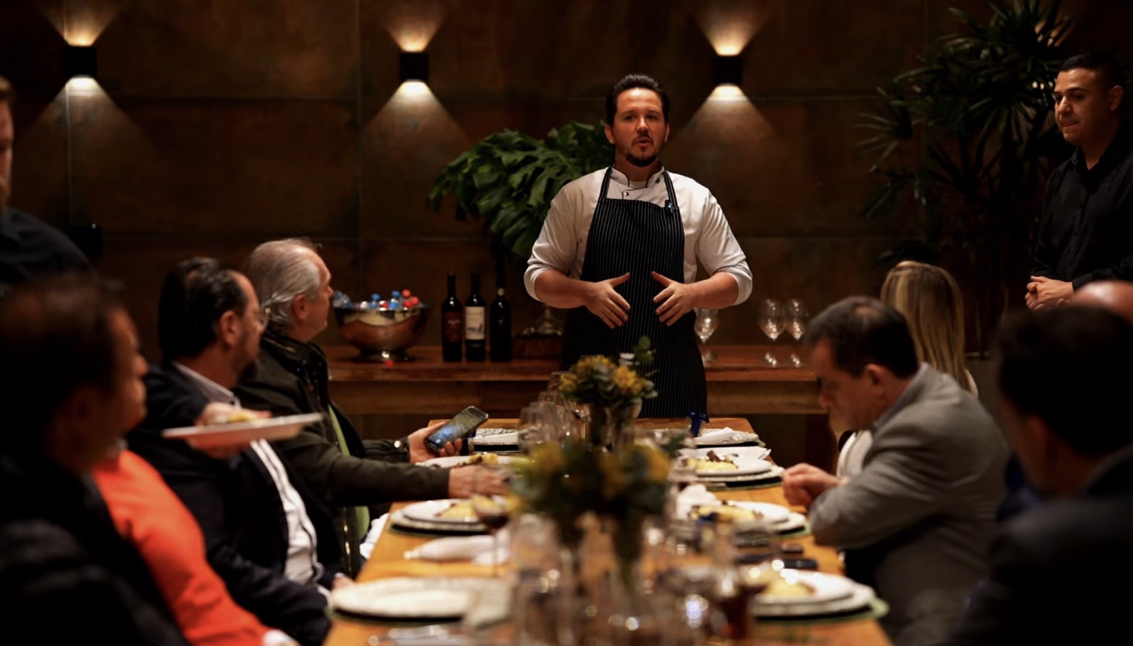 Chef Ricardo Carvalho em evento